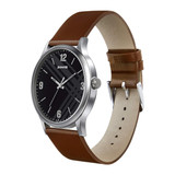 Sonata Black Dial Analog Watch For Him- 77105SL02