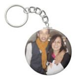 Personalized Key Ring with Customized Photo or Text Message