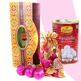 Rakhi with Gourmet Chocolates, Rasgulla
