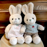 Blue and Pink Couple Bunny- 15"