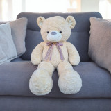 Big Cream Teddy Bear - 42"