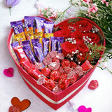Valentine's Chocolate Heart Box