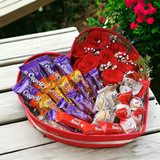 Delectable Sweets, Roses In A Red Heart Box