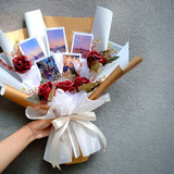 Memorable Moments: Roses and Photo Birthday Bouquet