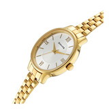 Sonata Golden Metal Watch For Her- 8179YM01