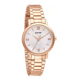 Sonata Rose Gold Strap Watch For Her -8174WM01