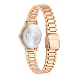 Sonata Rose Gold Strap Watch For Her -8174WM01
