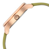 Titan Green Leather Strap Ladies Watch -2649WL03