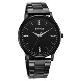 Sonata Black Dial Analog Stainless Steel Watch -77105NM04