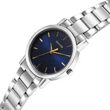 Sonata Classic Quartz Analog Blue Dial Stainless Steel Watch For Men -7987SM06