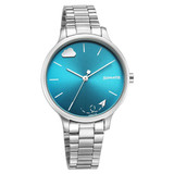 Sonata Blue Dial Analog Stainless Steel Women's Watch -87050SM02 Sonata Blue Dial Analog Stainless Steel Women's Watch -87050SM02