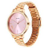 Sonata Pink Dial Analog Women's Watch -87050WM02