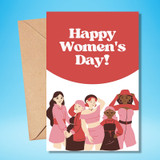 Happy Women's Day Greeting Card