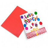 Lets Party Invitation Card