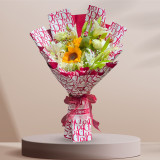Beautiful Design Mix Flowers Bouquet