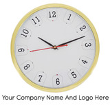 Round Shape Plastic Designer Wall Clock