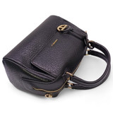 Chrisbella Black Handbag With Shoulder Strap For Her