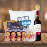Ferrero Chocolates, Mug , Cushion ,Greeting Card & Jacobs Wine 750ml