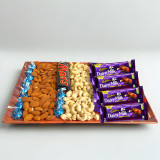Dry Nuts & Chocolates Tray