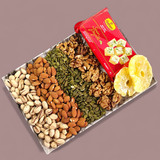 Assorted Dry Nuts Combo With Soan Papdi