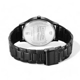 Sonata Aspire Quartz Analog Black Dial Stainless Steel Strap Watch for Men - 77105NM03