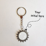 Personalized Star Design Acrylic Keyring