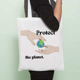 "Protect The Planet " Tote Bag ( Large )