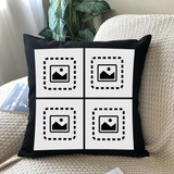 Personalized four Image Cushion