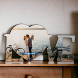 Love's Embrace Personalized FiberBoard Photo Frame