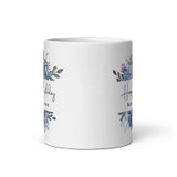 Floral Design Printed Mug for Birthdays