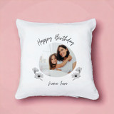 Personalized Birthday Cushion (Your Name and Image Print)