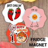 Foodie Fun: Customize Your Fridge Magnet with Food-Themed Designs