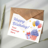 Customized Birthday Greeting Card
