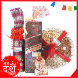 JW Double Black & Dry Nuts Tray, Chocolate Gift