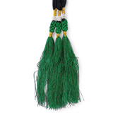 Black Chulthi Dhago with Pearl and Green Tassel