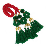 Beautiful Chulthi Dhago with Green Furka Embellishment (Design May Vary)
