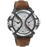 Fastrack Brass Case Silver Dial Analog Watch for Men (38016PL02)