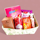 Chocolate, Tea, and Savory Snacks Gift Set Chocolate, Tea, and Savory Snacks Gift Set