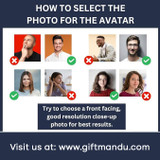 Customisation Birthday Caricature Cushion