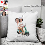 Personalised Couple Caricature Cushion