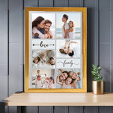 Personalized Love Family Golden Frame