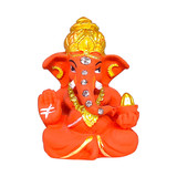 Small Multicolour Ganesha Statue - Design May Vary