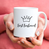 Best Husband and Best Wife Printed Couple Mug Set
