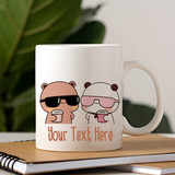 Text Your Way: Custom Print Ceramic Mug