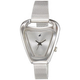Fastrack Silver Dial Analog Watch for Women (6102SM01)