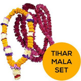 Tihar Mala Set - Sayapatri and Supari Phool Makhamali Mala Tihar Mala Set - Sayapatri and Supari Phool Makhamali Mala