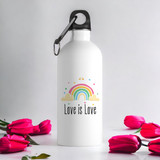 Rainbow Designed Love is Love Bottle
