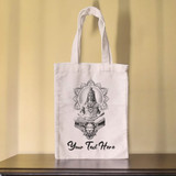 Lord Shiva Designed Cute and Small Tote Bag with Your Message Printed (Small)