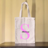 Personalized Tote Bag With Your First Name Printed ( Small)