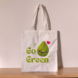Go Green Medium Size Tote Bag